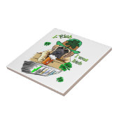 Engelse Mastiff St Patricks Tegeltje (Zijkant)