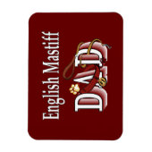 Engelse Mastiff Vader Magneet (Verticaal)