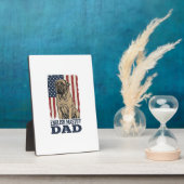 Engelse Mastiff Vader Patriottisch Vintage Hond De Fotoplaat (Zijkant)