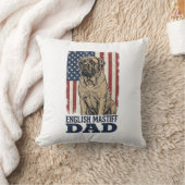 Engelse Mastiff Vader Patriottisch Vintage Hond De Kussen (Deken)