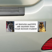 ENGELSE MASTIFFEN ZIJN SLIMMERE BUMPERSTICKER (Op auto)