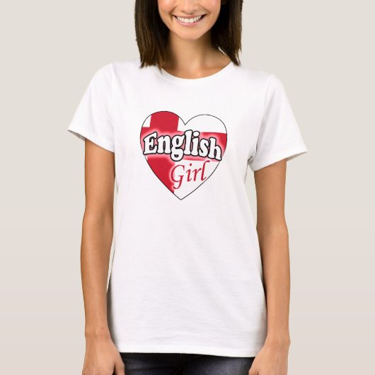 Engelse Meisje T-shirt (Voorkant)