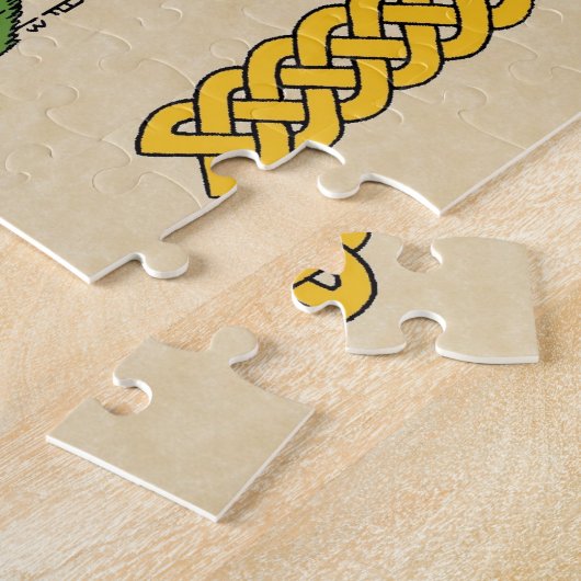 Engelse middeleeuwse ridder Circa 1430 Legpuzzel (Zijkant)