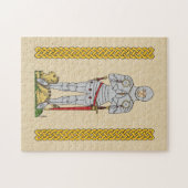 Engelse middeleeuwse ridder Circa 1430 Legpuzzel (Horizontaal)