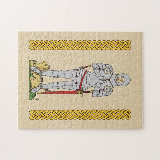 Engelse middeleeuwse ridder Circa 1430 Legpuzzel