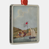 Engelse missionarissen in Kidikidi, Nieuw-Zeeland Metalen Ornament (Rechts)