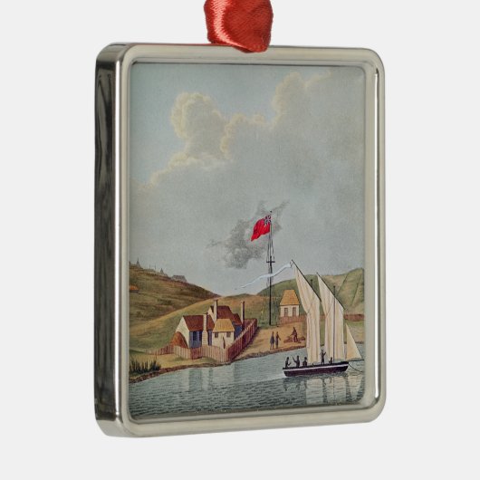 Engelse missionarissen in Kidikidi, Nieuw-Zeeland Metalen Ornament (Rechts)