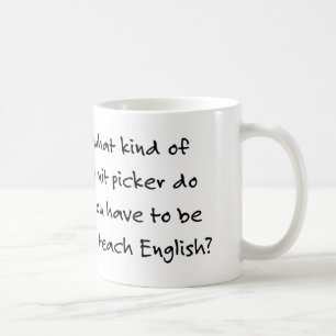 Engelse nit picker koffiemok