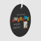 Engelse onderwijsdag, Geweldige Ornament (voorkant)