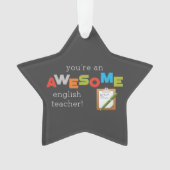 Engelse onderwijsdag, Geweldige Ornament (voorkant)