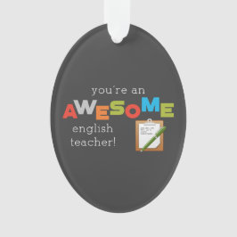 Engelse onderwijsdag, Geweldige Ornament