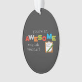 Engelse onderwijsdag, Geweldige Ornament (voorkant)