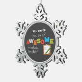 Engelse onderwijsdag, Geweldige Tin Sneeuwvlok Ornament (Rechts)