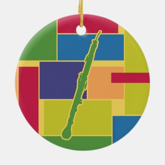 Engelse Ornament Horn Colorblos (Achterkant)