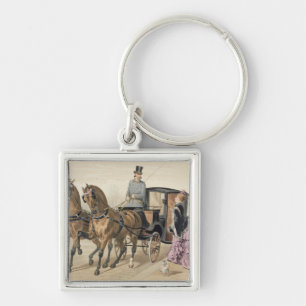 Engelse paarden sleutelhanger