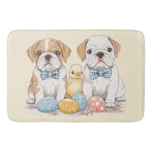 Engelse paashonden badmat (Voorkant)