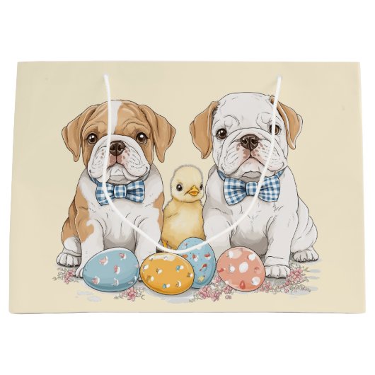 Engelse paashonden groot cadeauzakje (Voorkant)