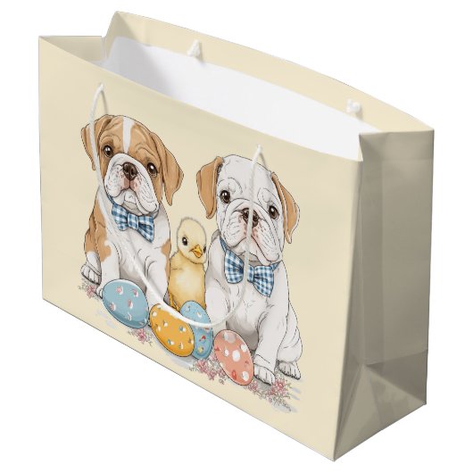 Engelse paashonden groot cadeauzakje (Achterkant Gekanteld)