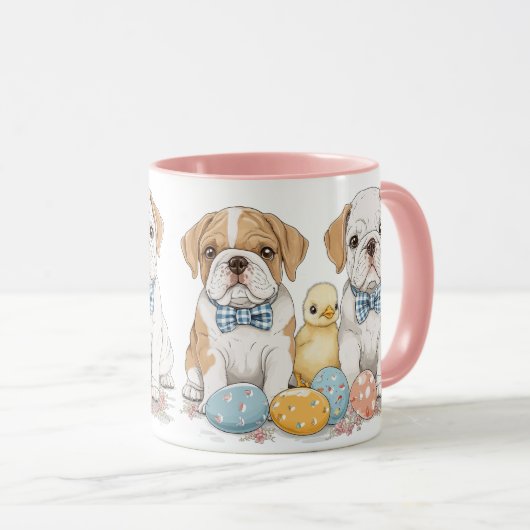 Engelse paashonden mok (Voorkant rechts)