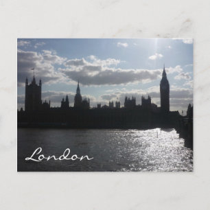 engelse parlement zon briefkaart