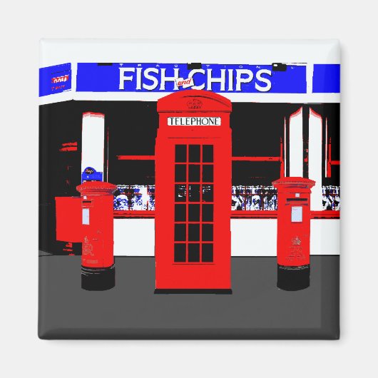 Engelse pictogrammen magneet (Voorkant)