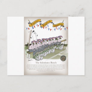 Engelse plaatsvervangers briefkaart
