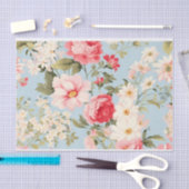 Engelse Platteland Bloem Tuinen Tissue Papier (Craft)
