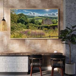 Engelse platteland foto poster