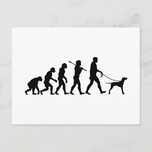 Engelse pointer briefkaart (Voorkant)