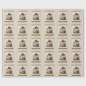 Engelse Pointer Cadeaupapier (Vlak)
