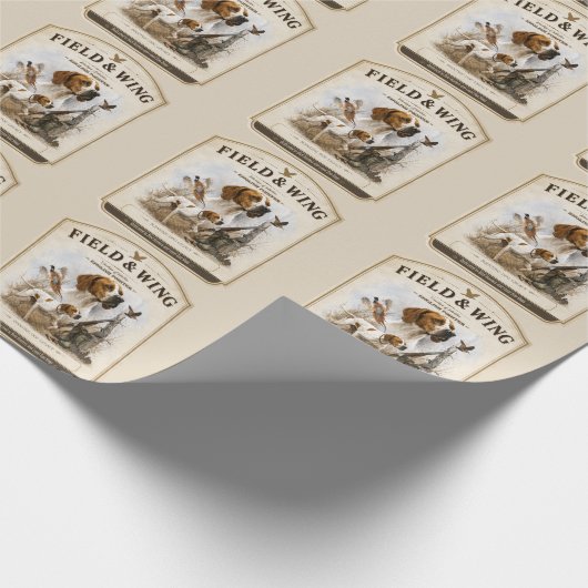 Engelse Pointer Cadeaupapier (Hoek)