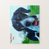 Engelse pointer Dog. Legpuzzel (Verticaal)