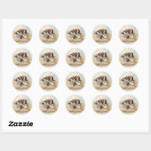 Engelse Pointer Fazantenjacht Ronde Sticker (Vel)