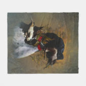 Engelse pointer fleece deken (Voorkant (Horizontaal))