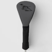 Engelse pointer golfheadcover (Voorkant)