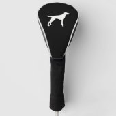 Engelse pointer golfheadcover (Voorkant)