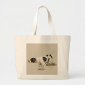 Engelse pointer grote tote bag (Voorkant)