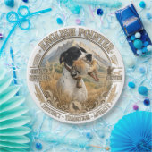 Engelse Pointer Jacht ,Chukar patrijs Papieren Bordje (Feest)