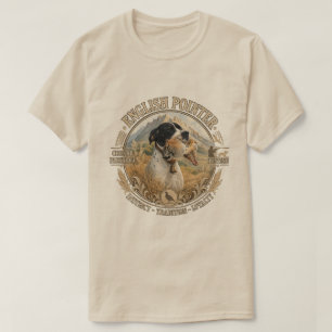 Engelse Pointer Jacht ,Chukar patrijs T-shirt