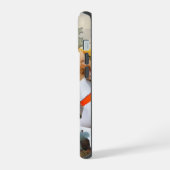 Engelse pointer, jacht op vogels iPhone 15 case (Linkerkant)