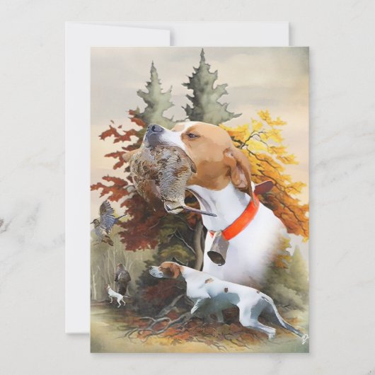 Engelse pointer kaart (Voorkant)