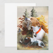 Engelse pointer kaart (Voorkant / Achterkant)