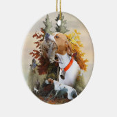 Engelse pointer keramisch ornament (Rechts)