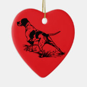 Engelse pointer keramisch ornament (Rechts)