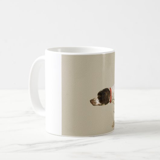 Engelse pointer koffiemok (Voorkant links)