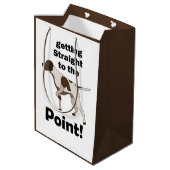 Engelse Pointer Komt Recht Ter Zake Medium Cadeauzakje (Achterkant Gekanteld)