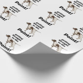 Engelse Pointer Komt Rechtstreeks Ter Zake Cadeaupapier (Hoek)