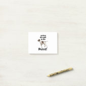 Engelse Pointer Komt Rechtstreeks Ter Zake  Post-it® Notes (Op bureau)