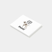 Engelse Pointer Komt Rechtstreeks Ter Zake  Post-it® Notes (Schuin)