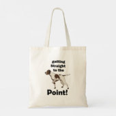 Engelse Pointer Komt Rechtstreeks Ter Zake Tote Bag (Achterkant)
